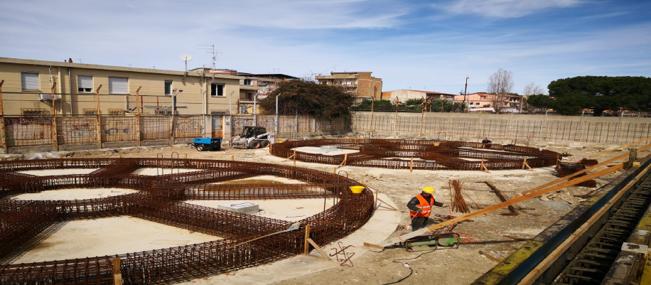 Basamenti Riserva Idrica Deposito Eni